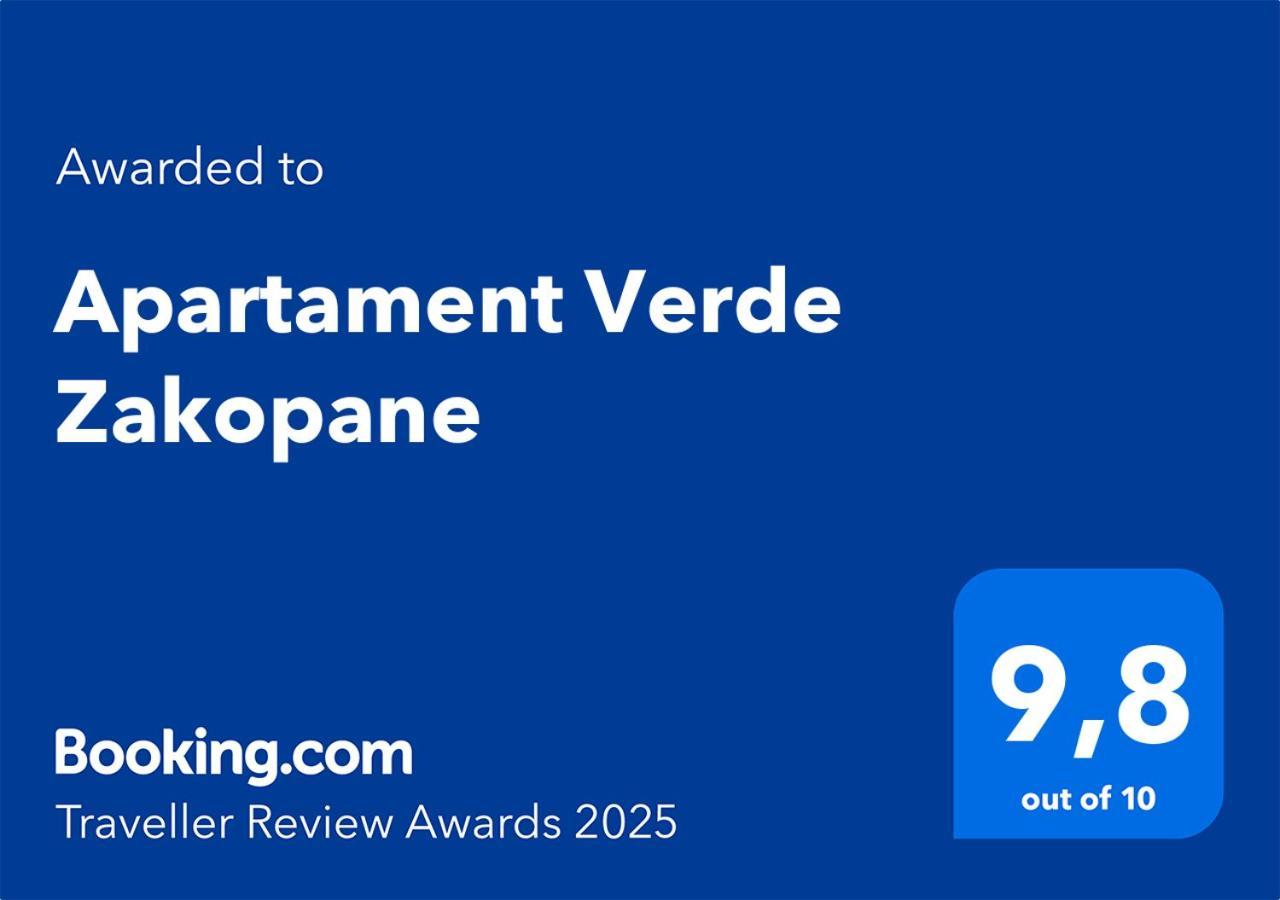 Apartament Verde Zakopane Zewnętrze zdjęcie